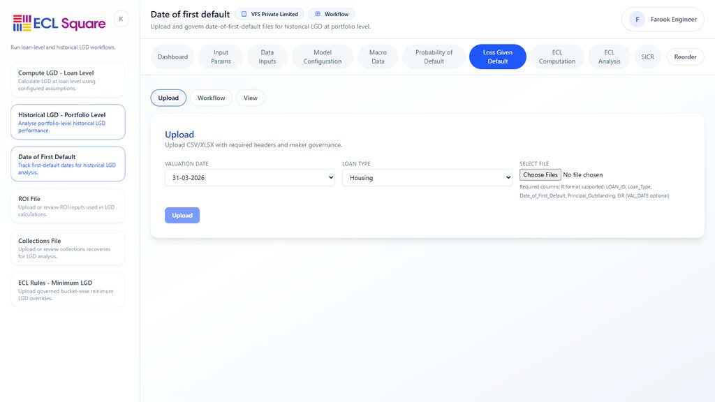 Defining Default, Cure and Credit-Impaired Status